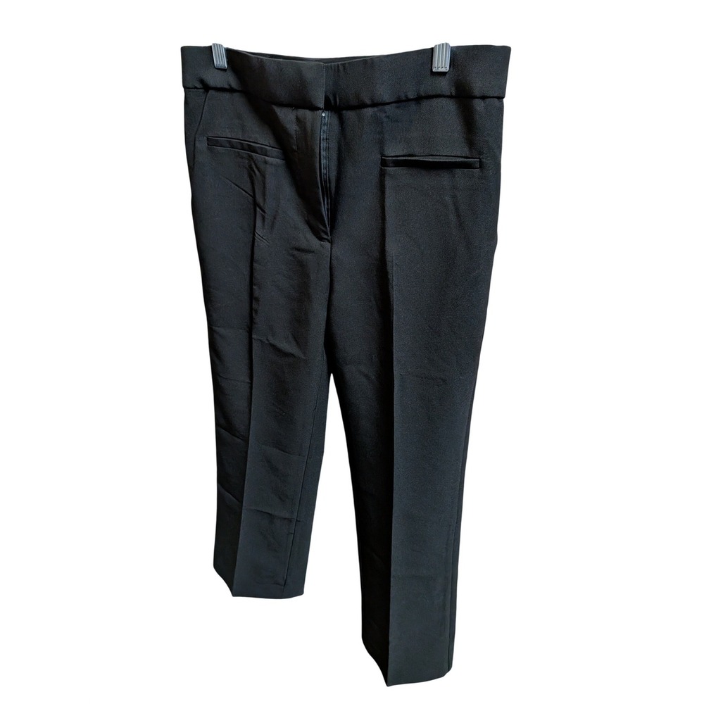 Sandy &‎ Sid NEW Black High Waisted Wide Leg Trousers Dress Pants Size 10